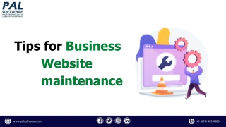 Tips for Business Website maintenance