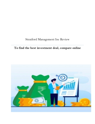 To find the best investment deal, compare online