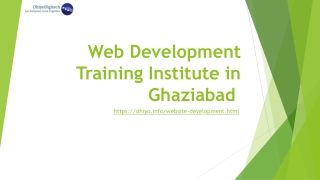 Web Development Training Institute in Ghaziabad