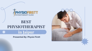 Best Physiotherapist in Jaipur at Physio Firstt