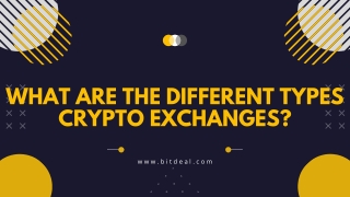 What Are the Different types of Crypto Exchanges