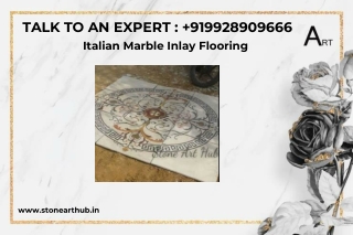 Italian Marble Inlay Flooring - Call Now 9928909666