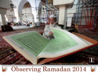 Observing Ramadan 2014 (1)