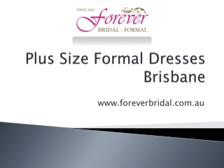 Plus Size Formal Dresses Brisbane - www.foreverbridal.com.au