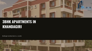3bhk apartments in Khandagiri