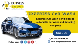 Pay attention to car wash Process