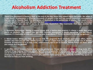 Alcohol Rehabilitation Centre in Pune