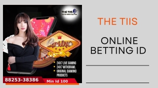 Online Betting Id Provider | The TIIS | Cricket Id