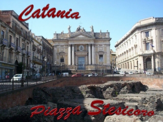 Sicilia Catania Piazza Stesicoro