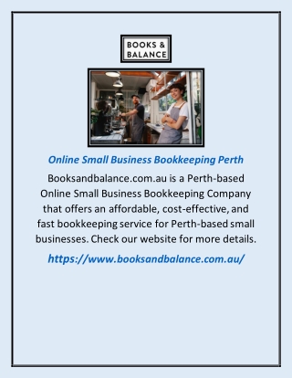 Online Small Business Bookkeeping Perth | Booksandbalance.com.au