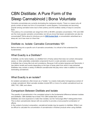 CBN Distillate_ A Pure Form of the Sleep Cannabinoid _ Bona Voluntate