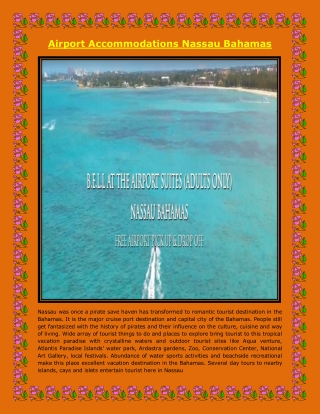 Couples Friendly Apartment Nassau