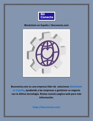 Blockchain en España | Boconecta.com