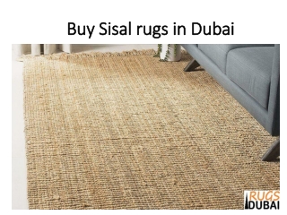 Buy Sisal rugs in Dubai
