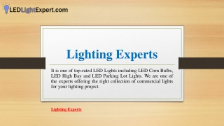 Lighting Experts | Ledlightexpert.com