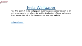 Tesla Wallpaper  Superchargedaccessories.com