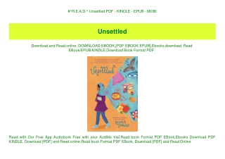 #^R.E.A.D.^ Unsettled PDF - KINDLE - EPUB - MOBI