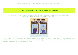[Download] [epub]^^ The Cam-Mac Adventure Express ebook