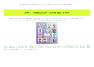 [BOOK] BOKI Community Coloring Book [PDF EBOOK EPUB KINDLE]