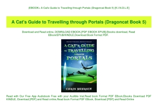 (EBOOK A Cat's Guide to Travelling through Portals (Dragoncat Book 5) [K.I.N.D.L.E]