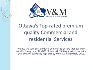 #1 Affordable Painting Stittsville - VM Clean Painting