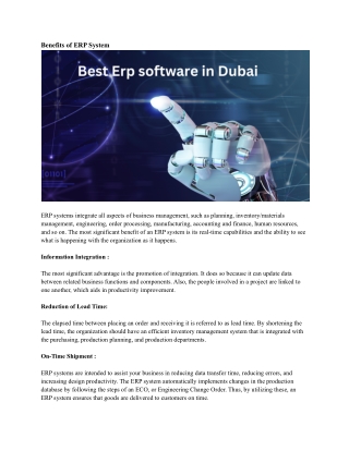 Best Erp software in dubai