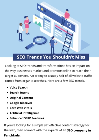 SEO Trends You Shouldn’t Miss