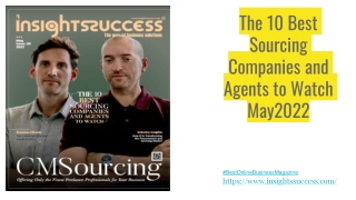 The 10 Best Sourcing Companies and Agents to Watch May 2022