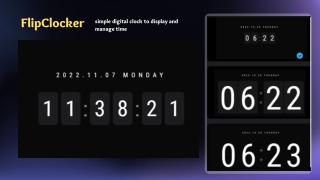 Make Your DesktopIpad Device Screen Look Like a Flip Clock