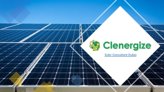 Clenergize -Solar Consultant Dubai