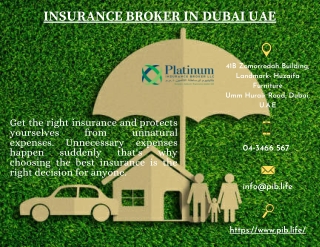 Top Insurance Broker in Dubai UAE