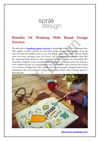 Benefits Of Working With Brand Design Services