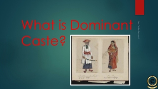 What is Dominant Caste