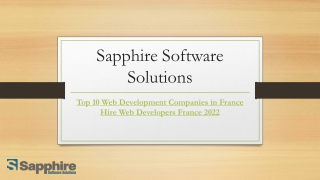 Top 10 Web Development Companies in France  Hire Web Developers France 2022