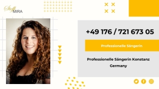 Professionelle Sängerin Konstanz Germany - Steffi Mira