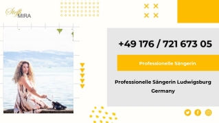 Professionelle Sängerin Ludwigsburg Germany - Steffi Mira