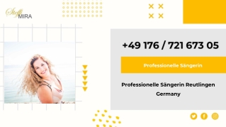 Professionelle Sängerin Reutlingen Germany - Steffi Mira