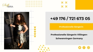 Professionelle Sangerin Villingen-Schwenningen Germany