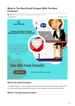 1What Is The Best Email Scraper With The Best Features