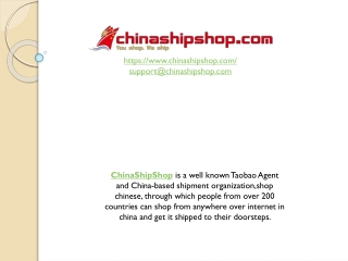 Shiping From China