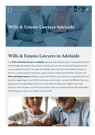 Wills Estates Lawyers Adelaide