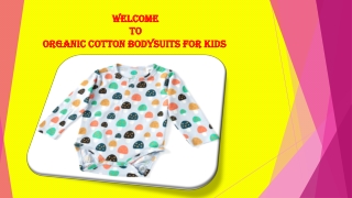 Shop for Bamboo and Organic Cotton Bodysuits for Kids Online