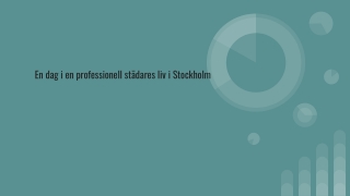 En dag i en professionell städares liv i Stockholm