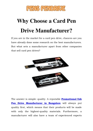 Promotional Usb Pen Drive Manufacturer in Bangalore Call-9820665448