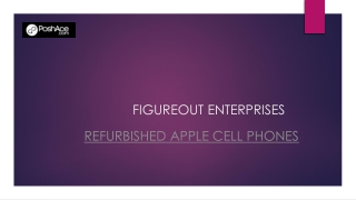 Refurbished Apple Cell Phones | Poshace.com