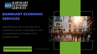 The Economic Analysis For EB-5 | Barnhart Economic Services