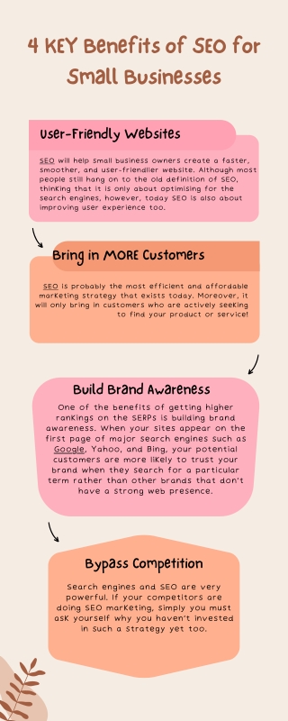 4 KEY Benefits of SEO for Small Businesses