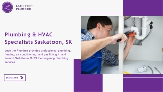 Plumbing & HVAC Specialists Saskatoon, SK