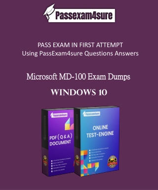 Where can I get 2022 Microsoft MD-100 Dumps Study Material?