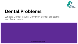 Dental Problems and Prevention